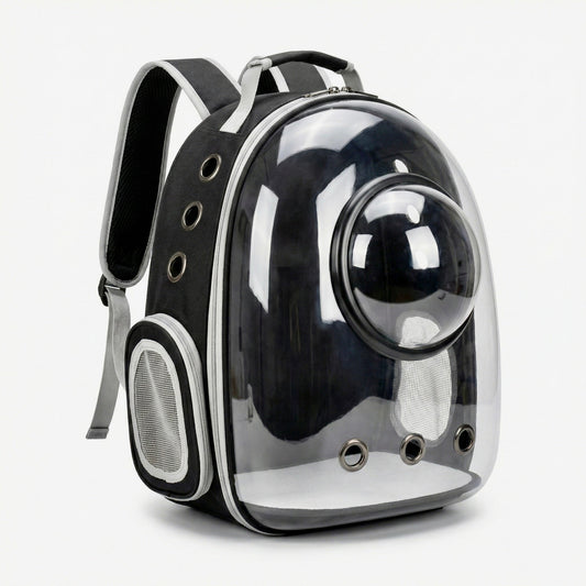 Sac à dos explorateur Oxford HammiePets pour chat et petit chien avec hublot panoramique, transport confortable