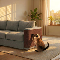 Tapis griffoir auto-adhésif HammiePets, découpable, avec surface résistante pour protéger les meubles des griffures de chat.